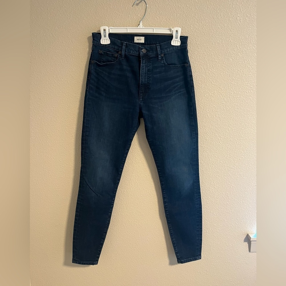 Able high rise skinny jeans size 27